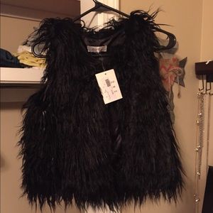 Faux Fur Vest!
